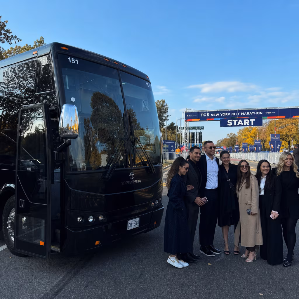 Rent a Bus to the NYC Marathon Start