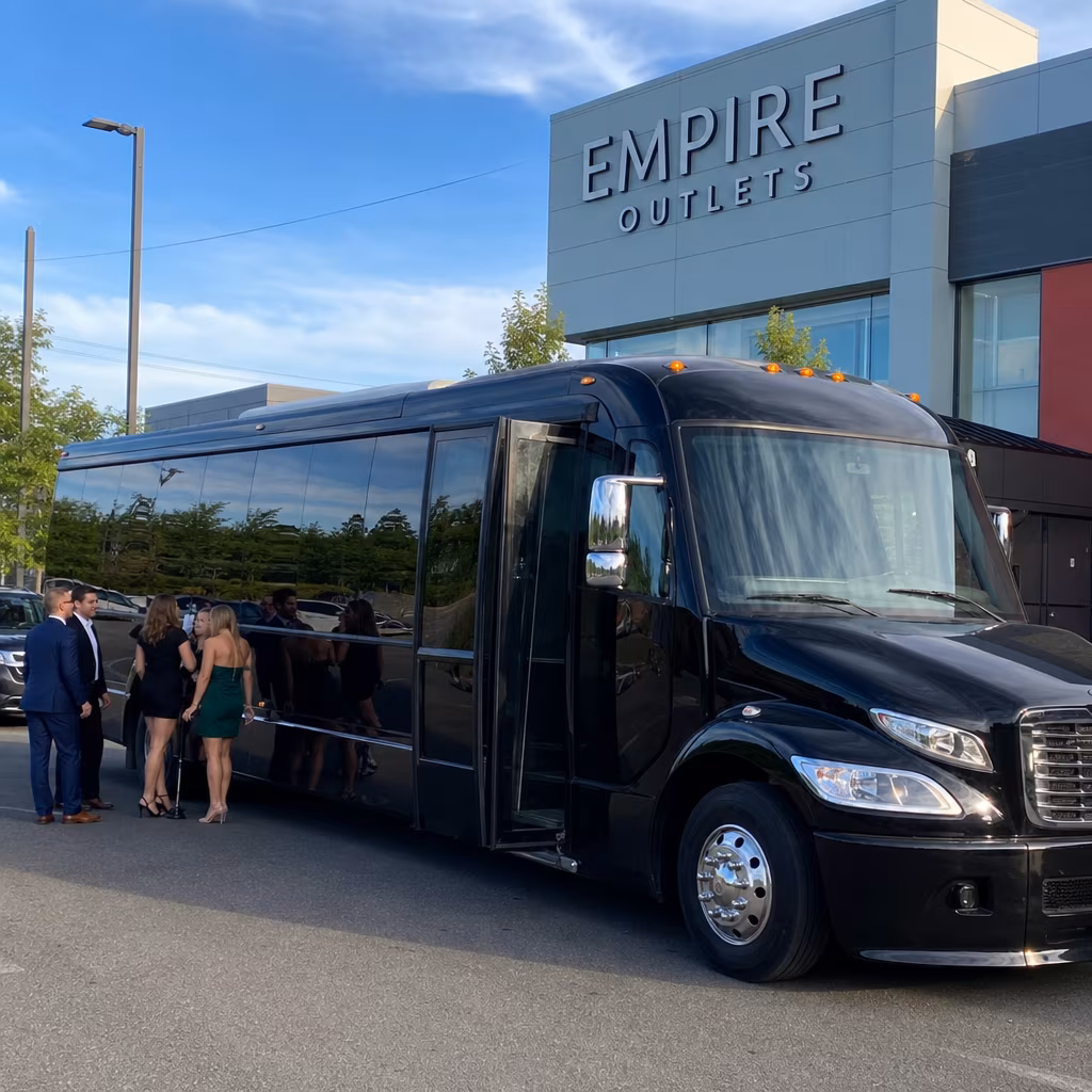 Rent a Bus to Empire Outlets