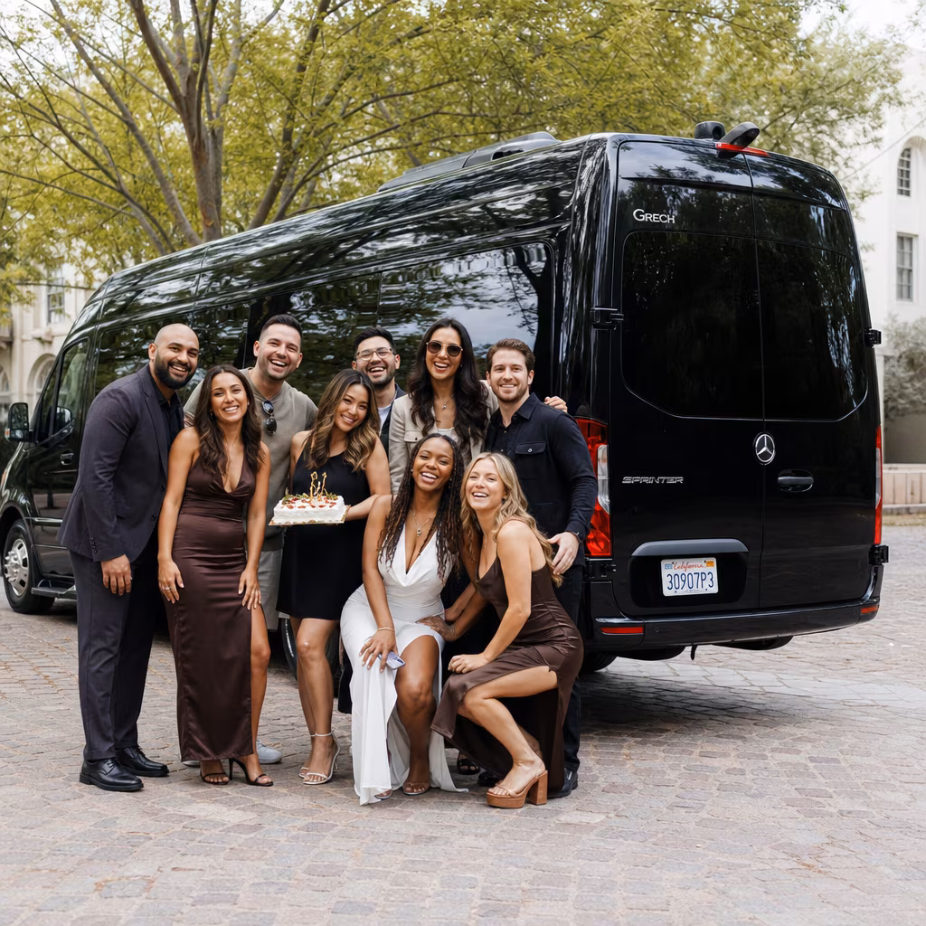 Birthday party bus