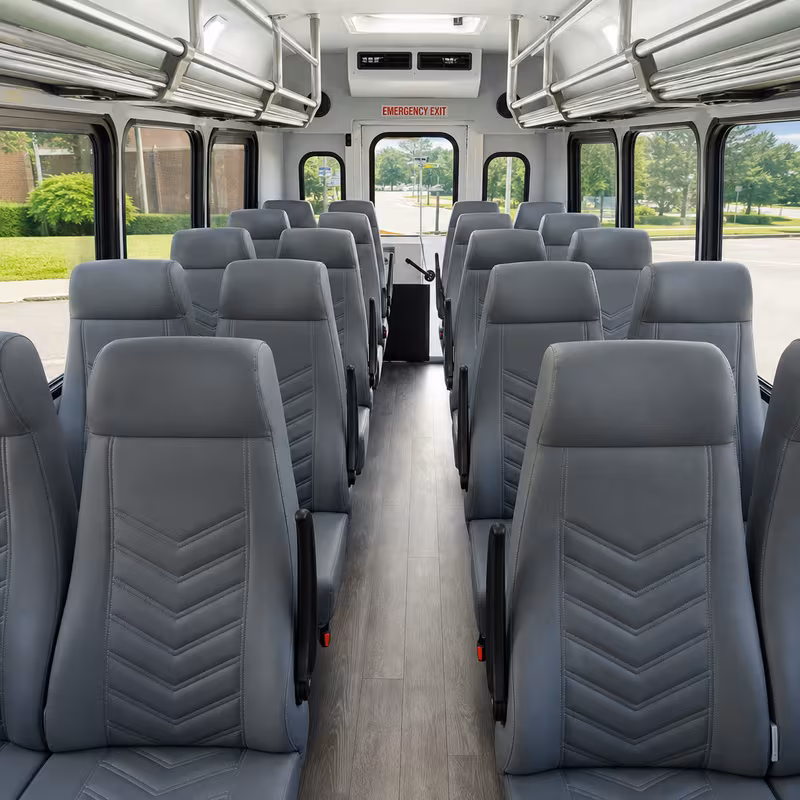 15-35 Passenger Minibus Interior