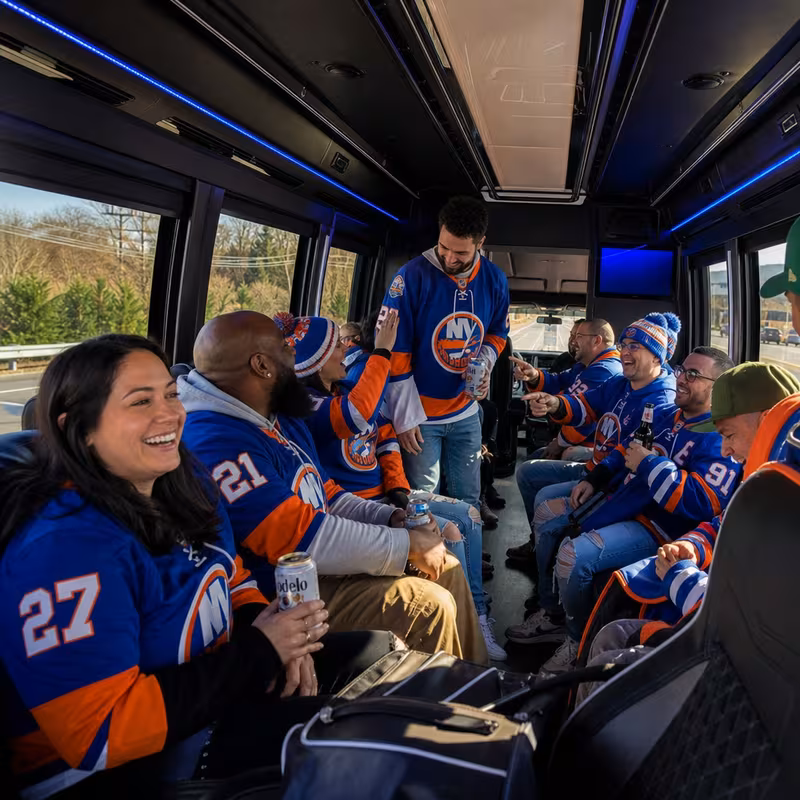 Staten Island Sporting Event Transportation fleet vehicle