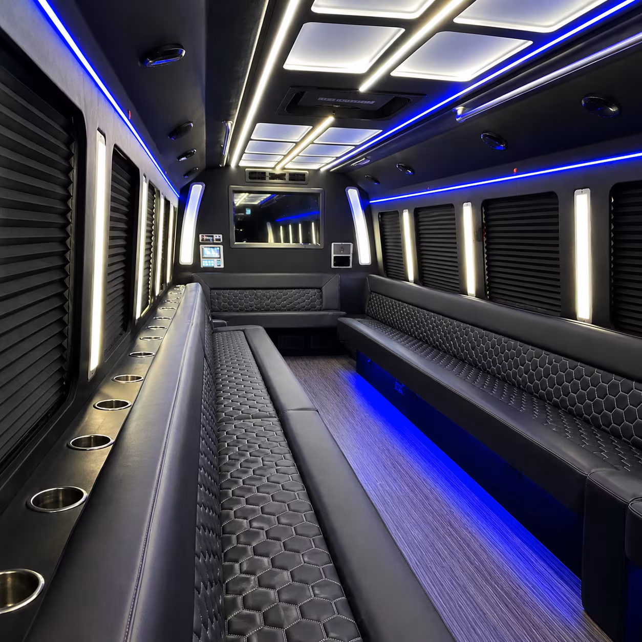 Staten Island Birthday, Sweet 16, & Quinceañera Transportation party bus exterior