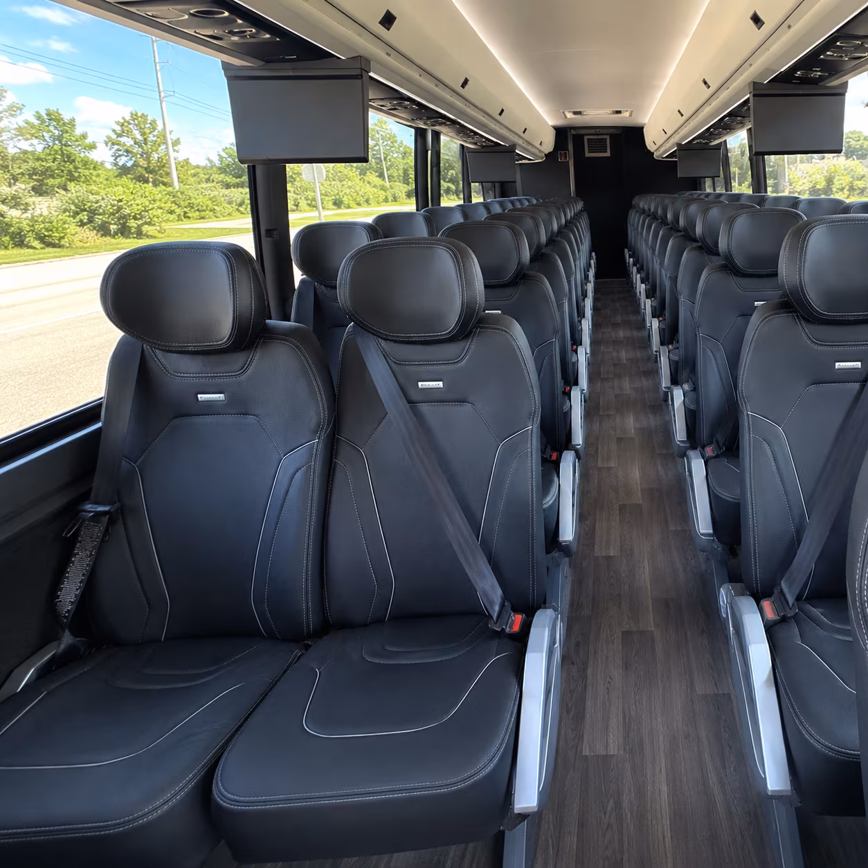 Staten Island Corporate Transportation party bus exterior