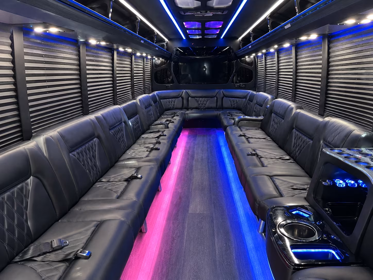 Staten Island Private Event Transportation party bus exterior