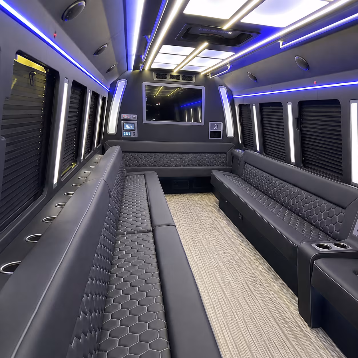 Staten Island Prom & Homecoming Transportation party bus exterior