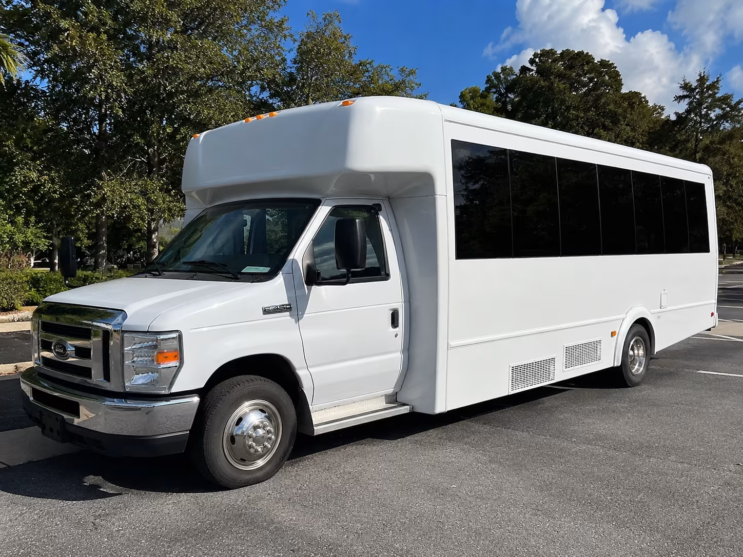 Staten Island Sporting Event Transportation party bus exterior