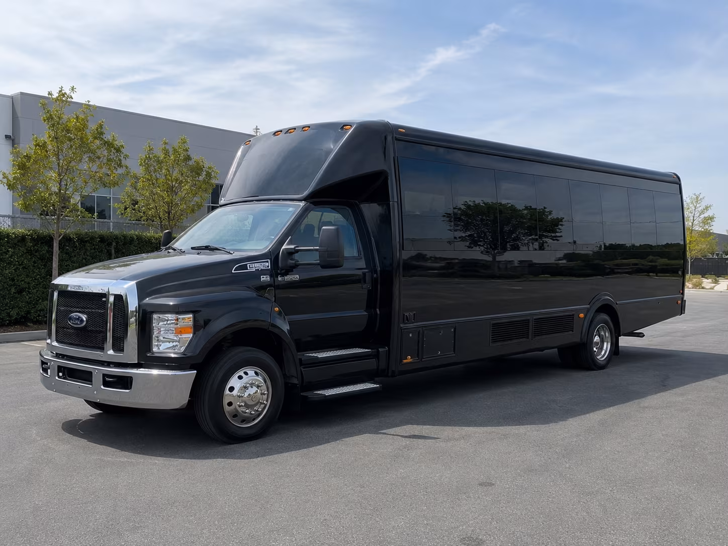 Staten Island Wedding Transportation party bus exterior